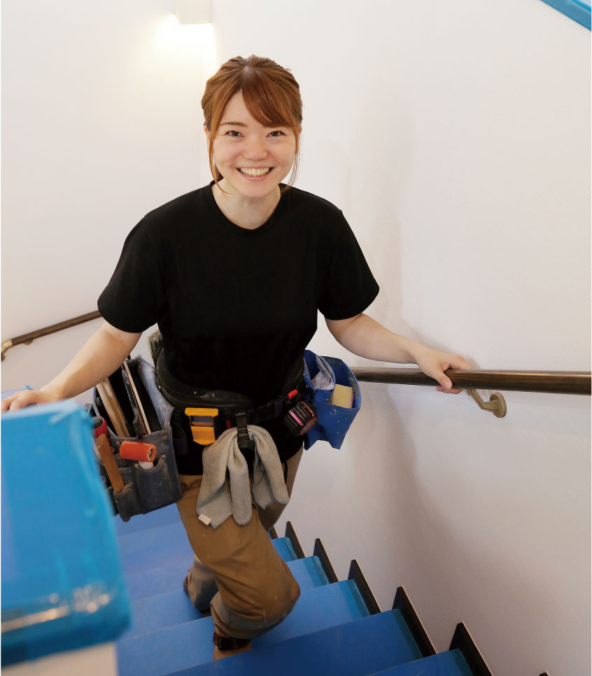 特集 女性の職人が輝いている現場 ゲンバ系女子 株 たつとら Power Work 建設業界の求人を探すならパワーワークへ